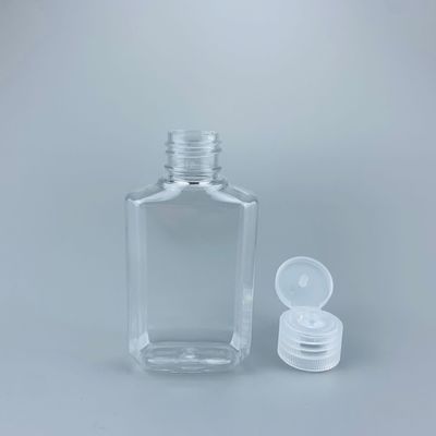 शराब कीटाणुशोधन 60 मिलीलीटर फ्लिप कैप प्लास्टिक सैनिटाइजर बोतल