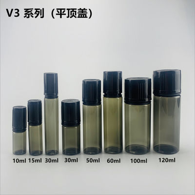 गोरिल्ला प्रेस स्क्रू एंटी थेफ्ट कैप 15ml पालतू प्लास्टिक की बोतलें